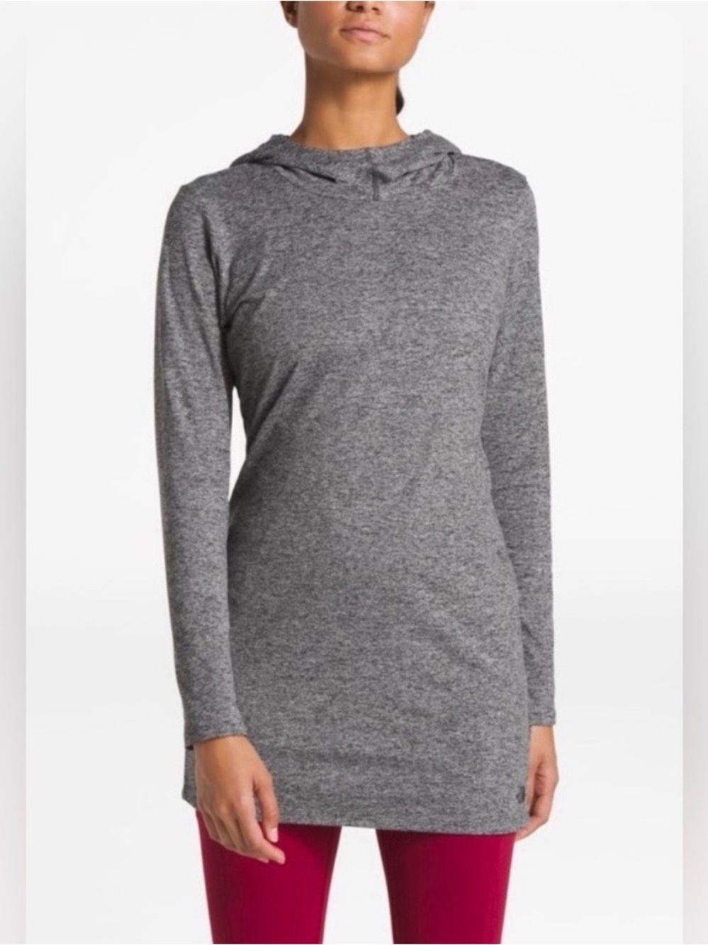 The North Face Hoodie
Womens  Gray FlashDry
Longline Hooded Tunic Pullover